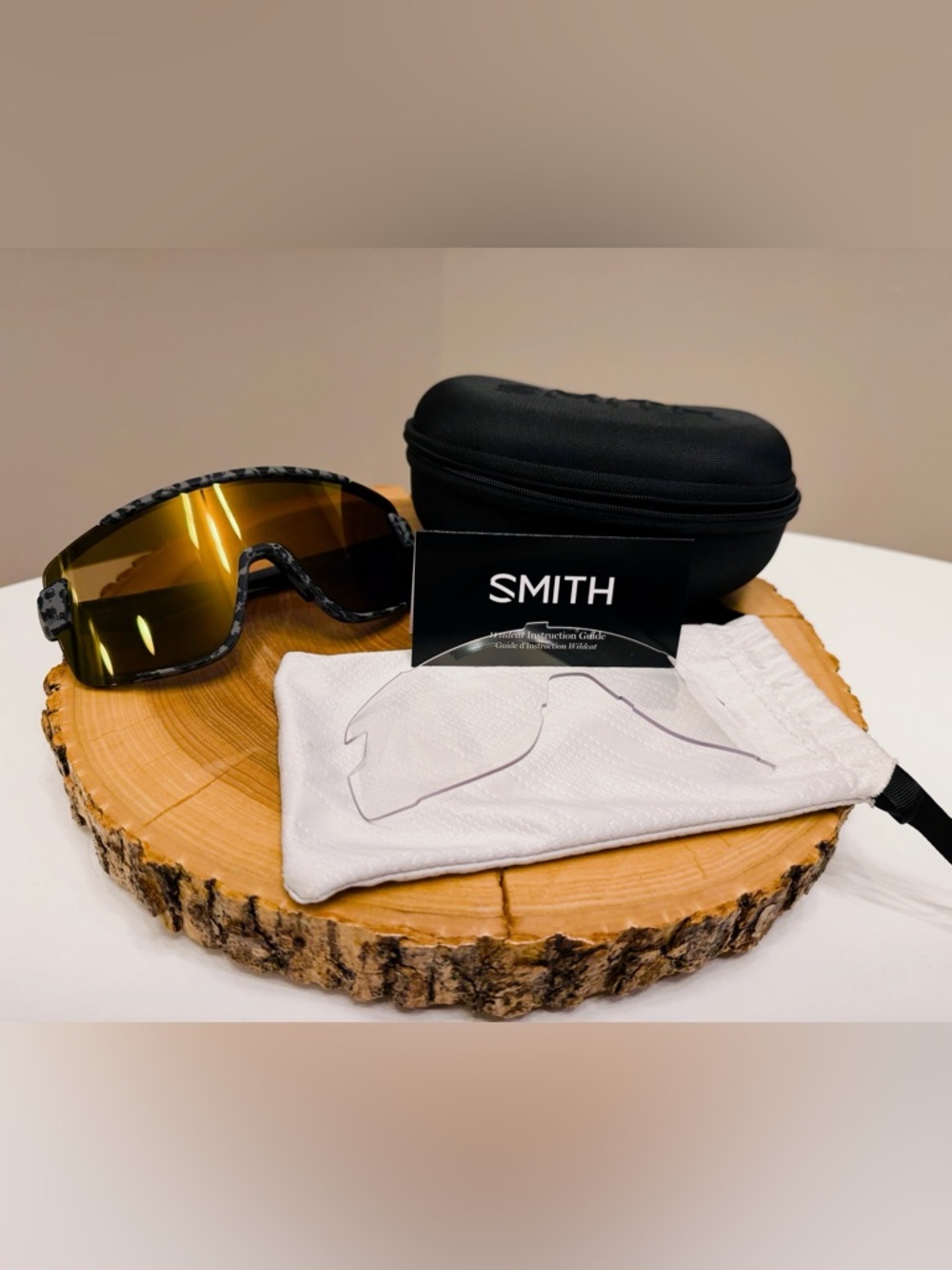 SMITH Wildcat Frame with ChromaPop Polarized Bronze Mirror Lens Kit & Case